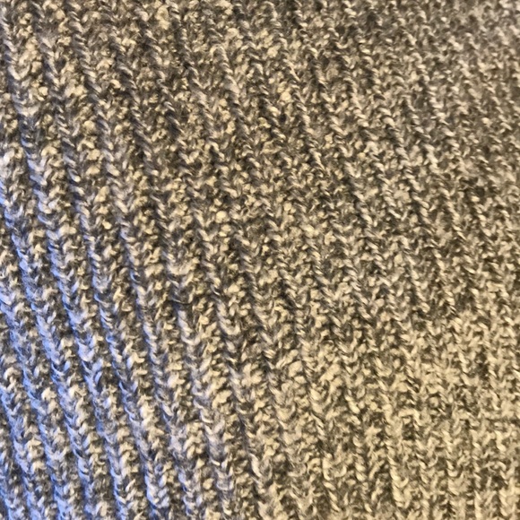 LOFT off the shoulder heather gray sweater - Picture 2 of 4